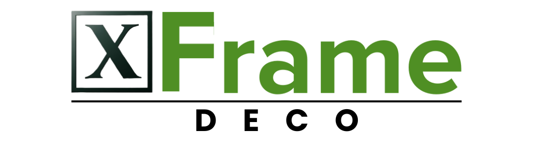 Xframe deco logo, Xframe deco banner logo